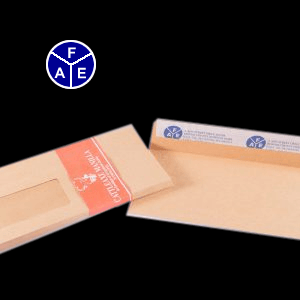 Peel & Seal Brown (Window) Envelopes 4.3 X 8.7 Inches